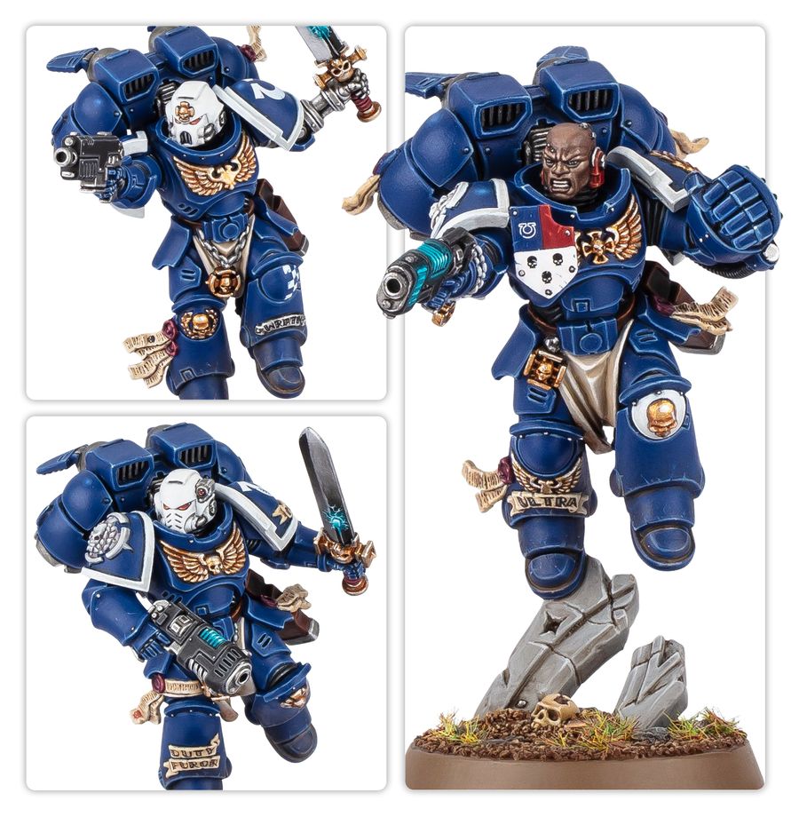 Space Marines: Vanguard Veteran Squad With Jump Packs - 星際戰士：跳躍背包先鋒老兵小隊