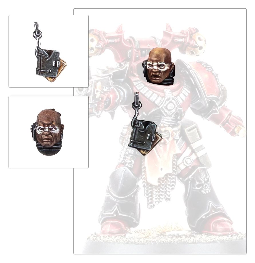 Chaos Space Marines: Red Corsairs Upgrades and Transfers - 混沌星際戰士：紅海盜升級套件與水貼紙