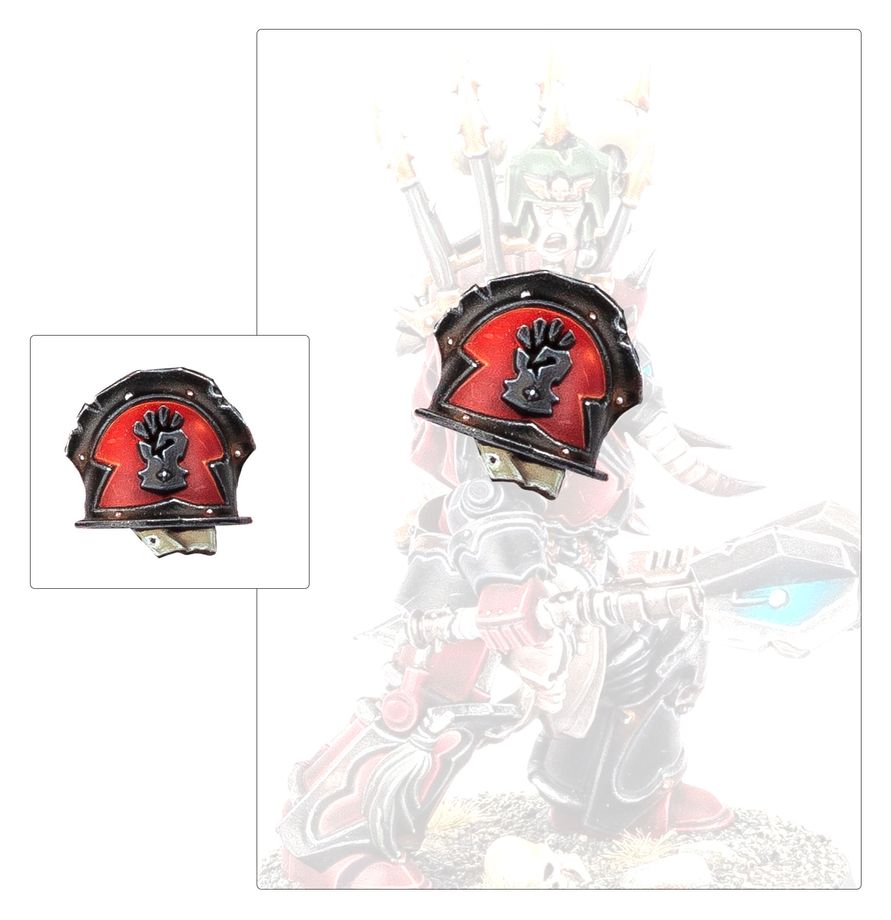 Chaos Space Marines: Red Corsairs Upgrades and Transfers - 混沌星際戰士：紅海盜升級套件與水貼紙