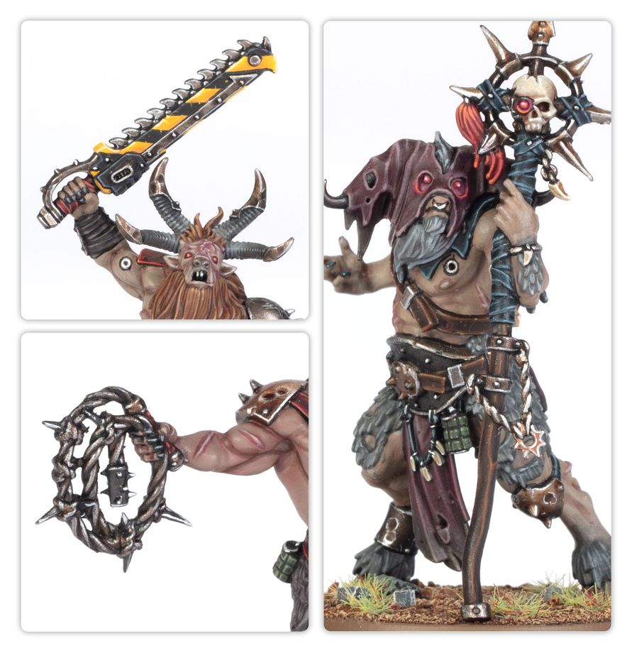 Chaos Space Marines: Fellgor Beastmen - 混沌星際戰士：惡角獸掠奪者