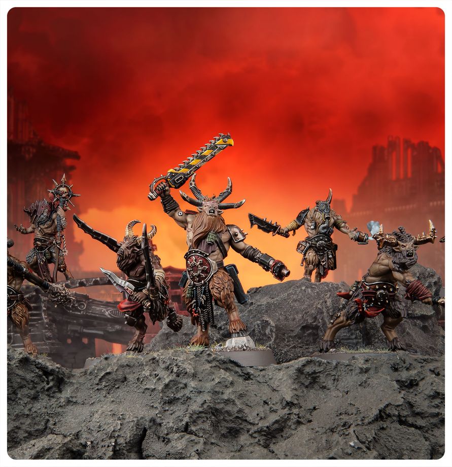 Chaos Space Marines: Fellgor Beastmen - 混沌星際戰士：惡角獸掠奪者