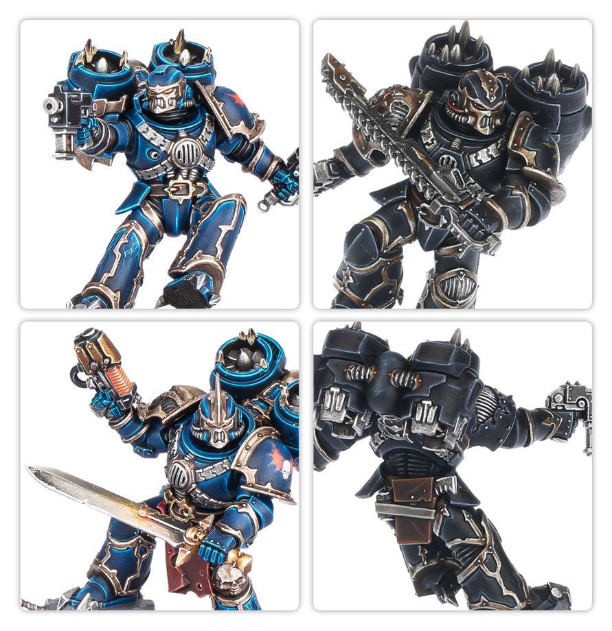 Chaos Space Marines: Raptors / Warp Talons - 混沌星際戰士：猛禽