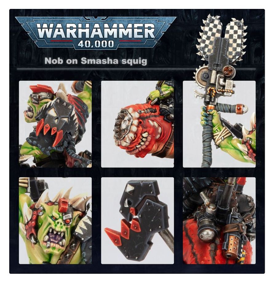 Orks: Squighog Boyz - 歐克蠻人跳跳豬小子