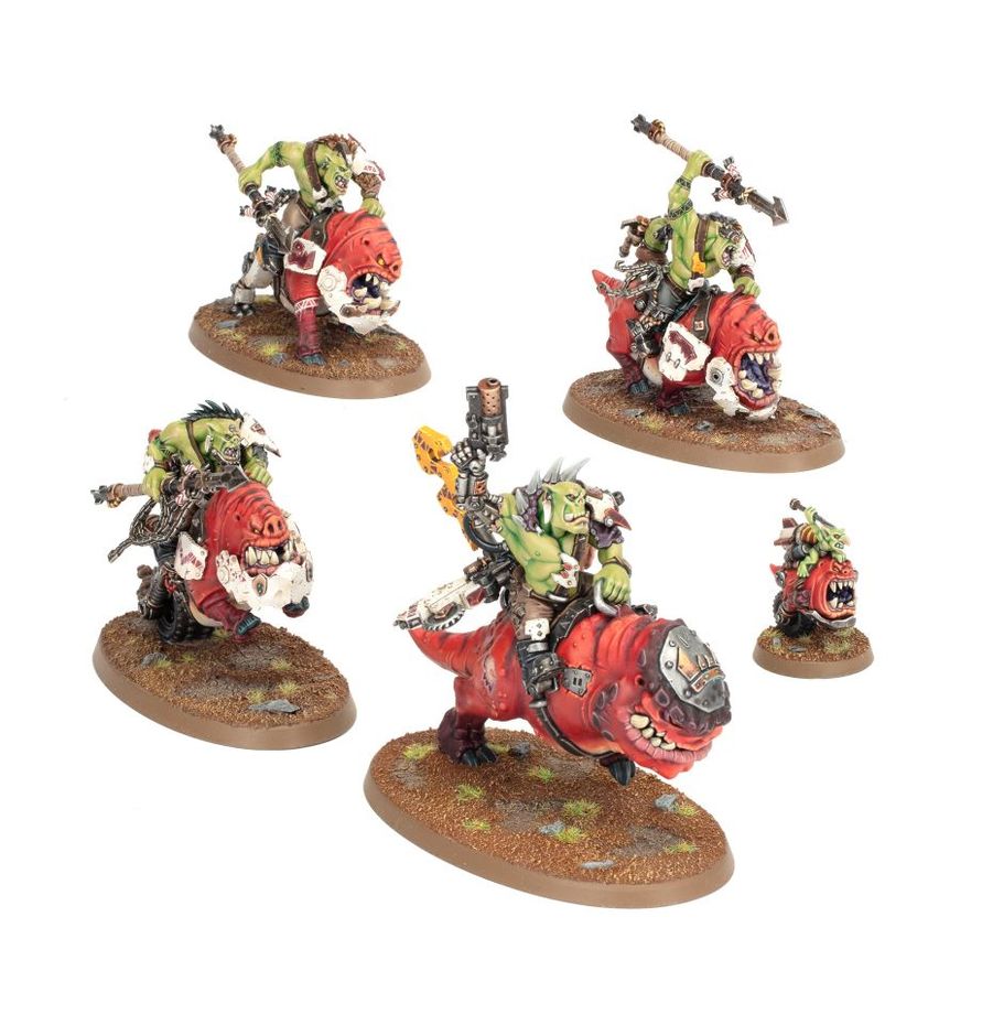 Orks: Squighog Boyz - 歐克蠻人跳跳豬小子