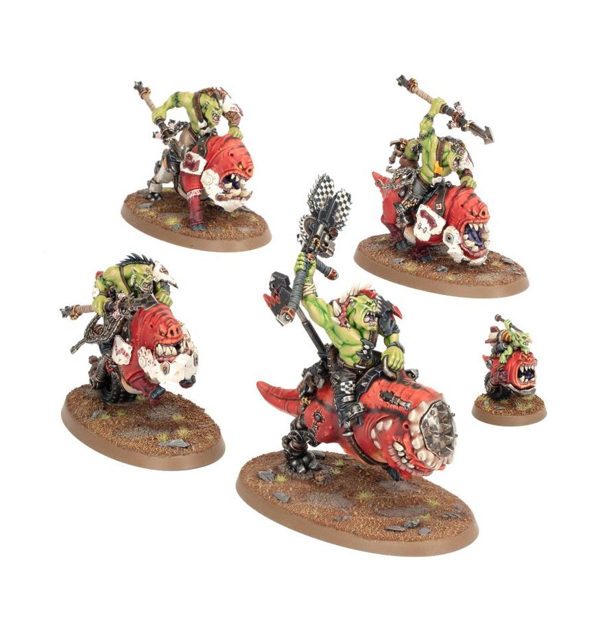 Orks: Squighog Boyz - 歐克蠻人跳跳豬小子