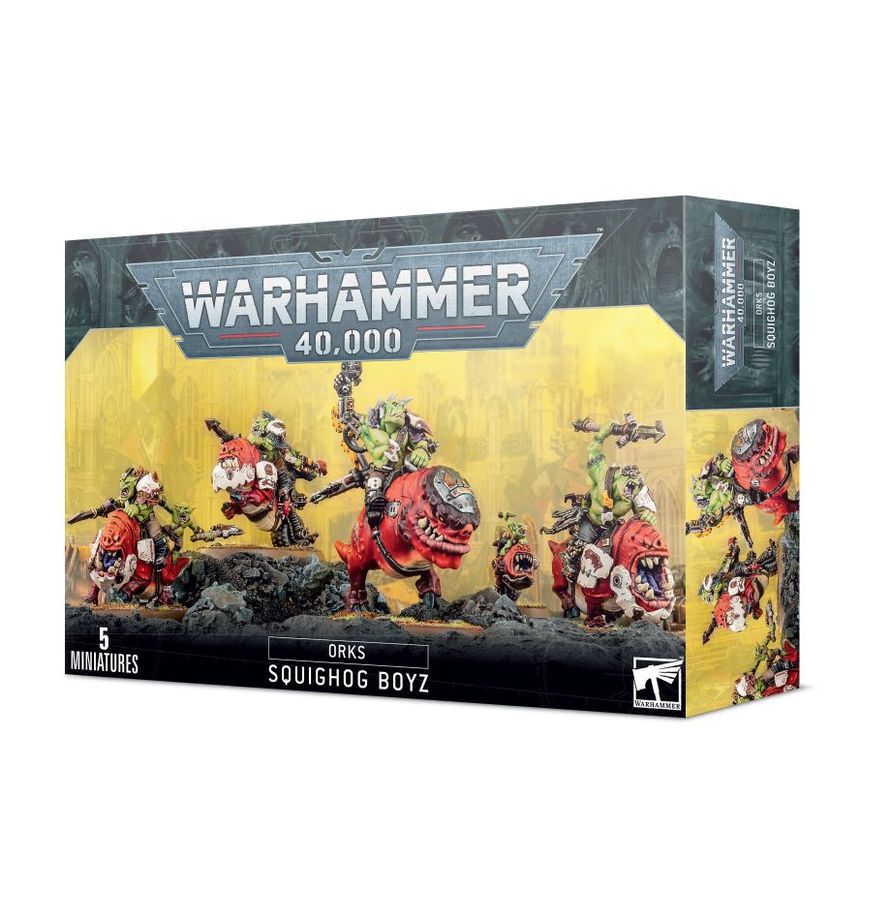 Orks: Squighog Boyz - 歐克蠻人跳跳豬小子