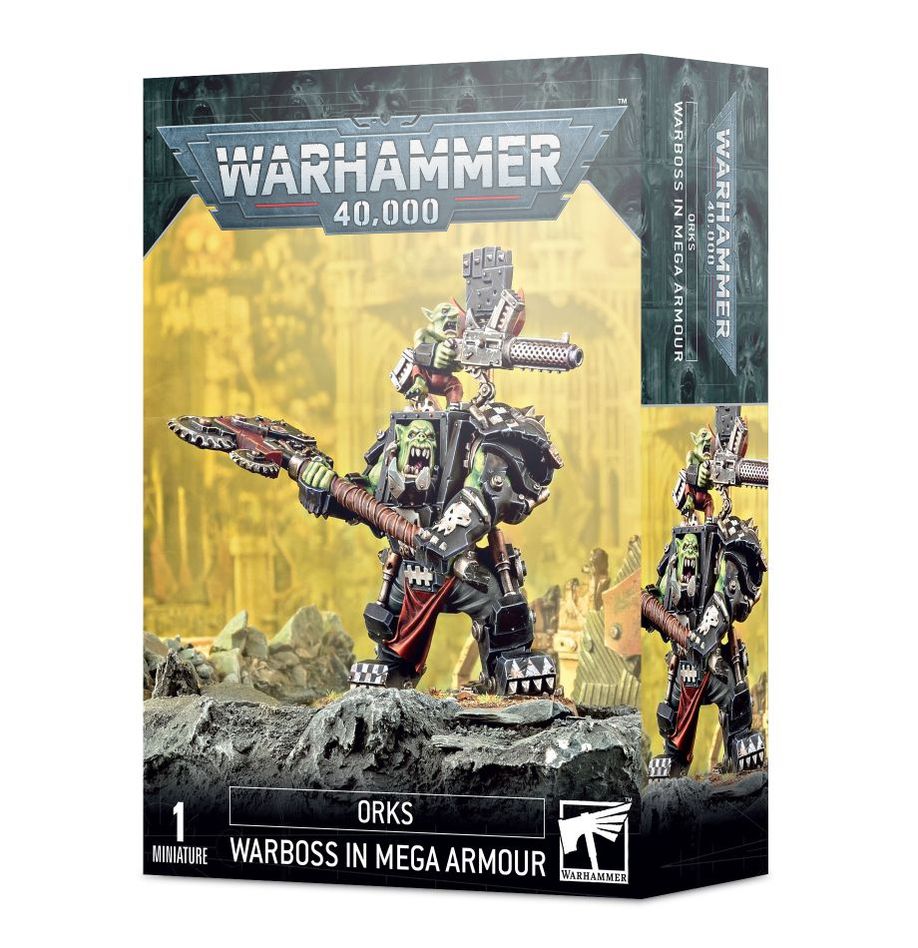 Orks: Ork Warboss In Mega Armour - 歐克蠻人超重型護甲戰爭頭目
