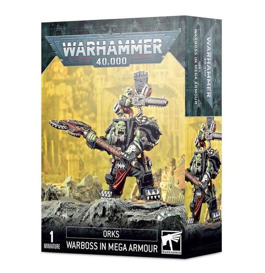 Orks: Ork Warboss In Mega Armour - 歐克蠻人超重型護甲戰爭頭目