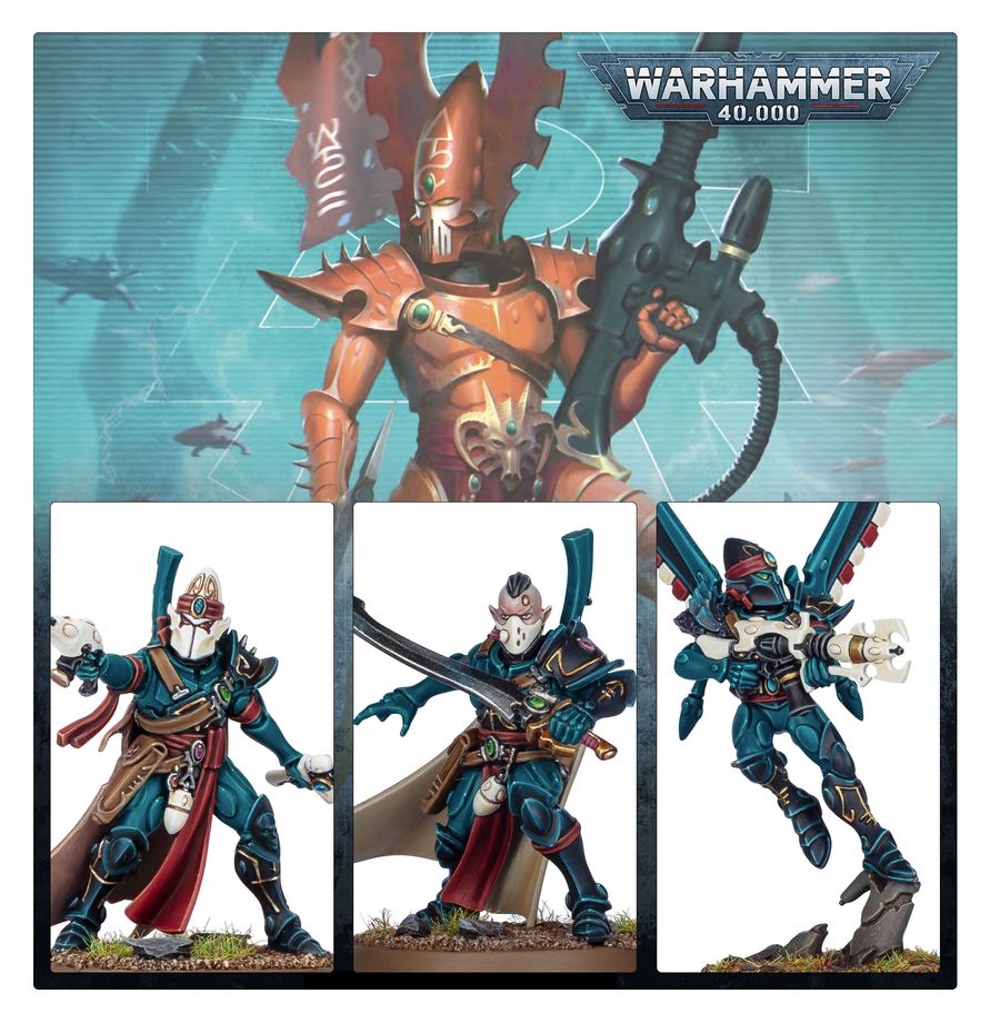 Aeldari: Corsairs Battleforce - Eldritch Raiders - 艾達靈族：駭人劫掠者