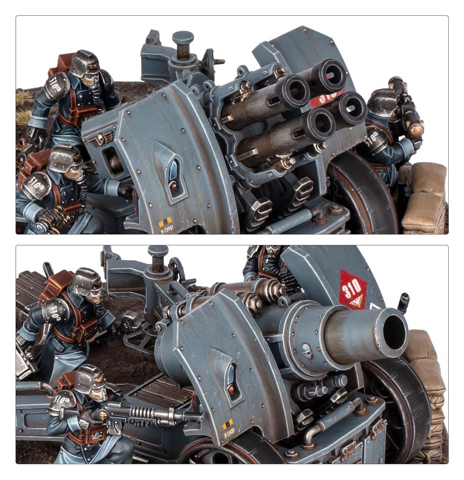 Astra Militarum: Krieg Artillery Team - 星界軍：克里格炮兵小組