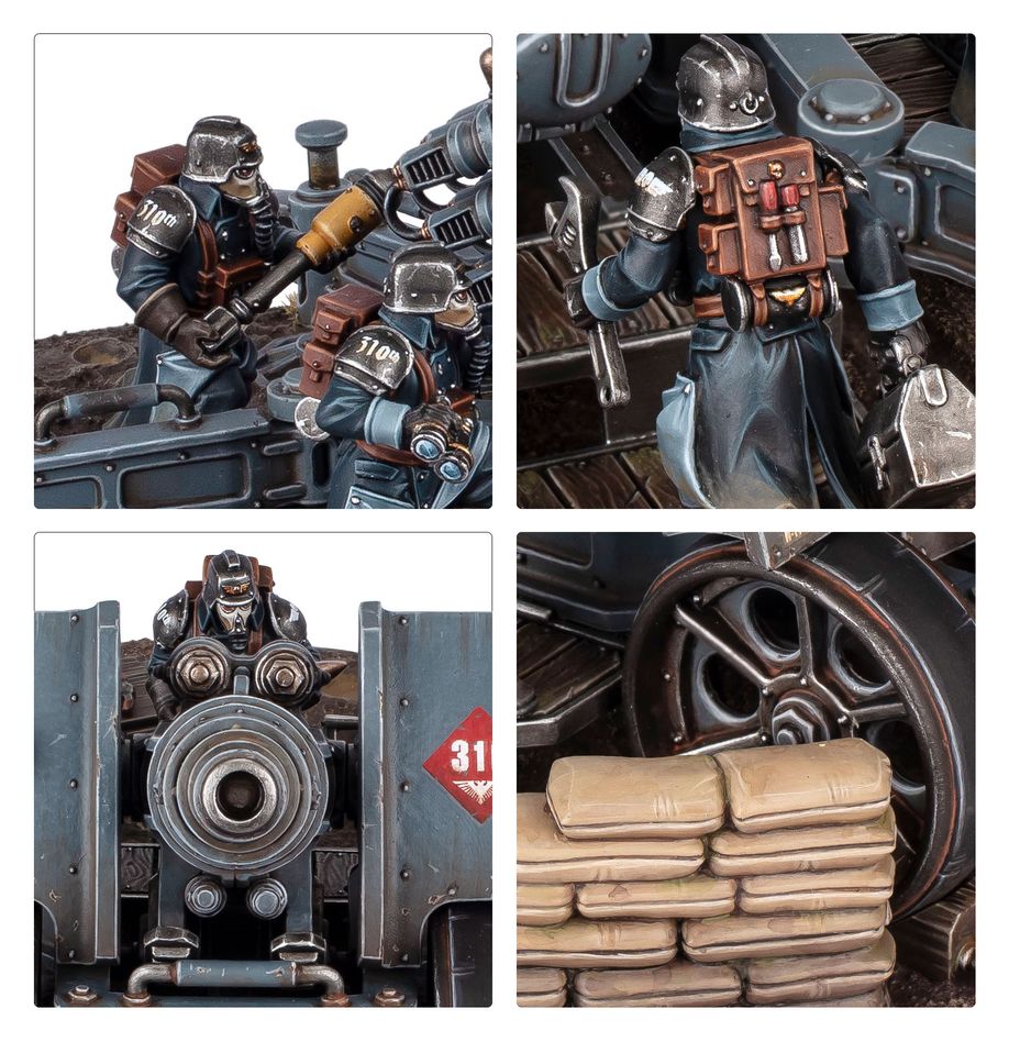 Astra Militarum: Krieg Artillery Team - 星界軍：克里格炮兵小組