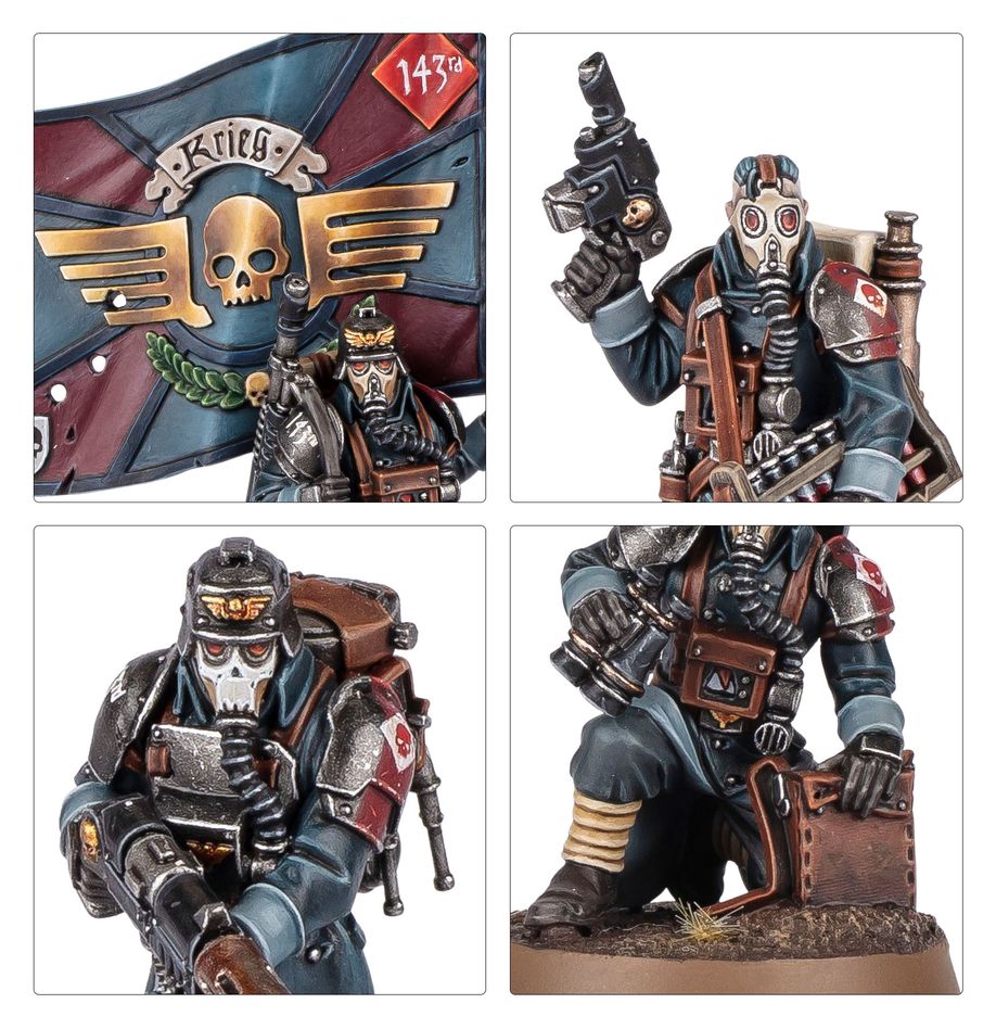 Astra Militarum: Krieg Command Squad - 星界軍：克里格指揮組