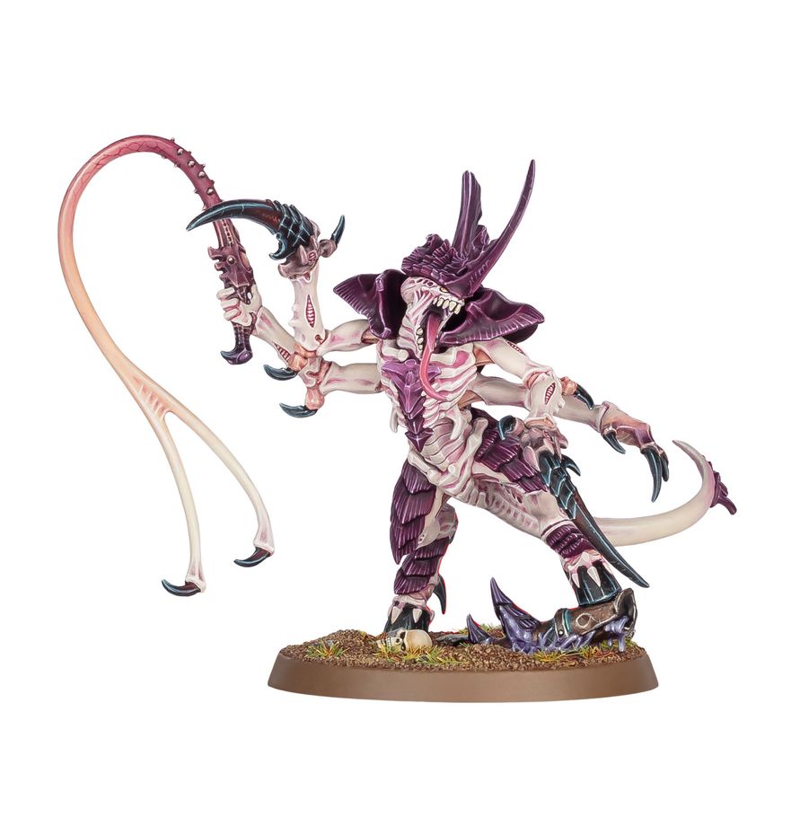 Tyranids: Tyranid Prime with Lash Whip - 泰倫蟲族：裝備抽擊鞭的泰倫王蟲
