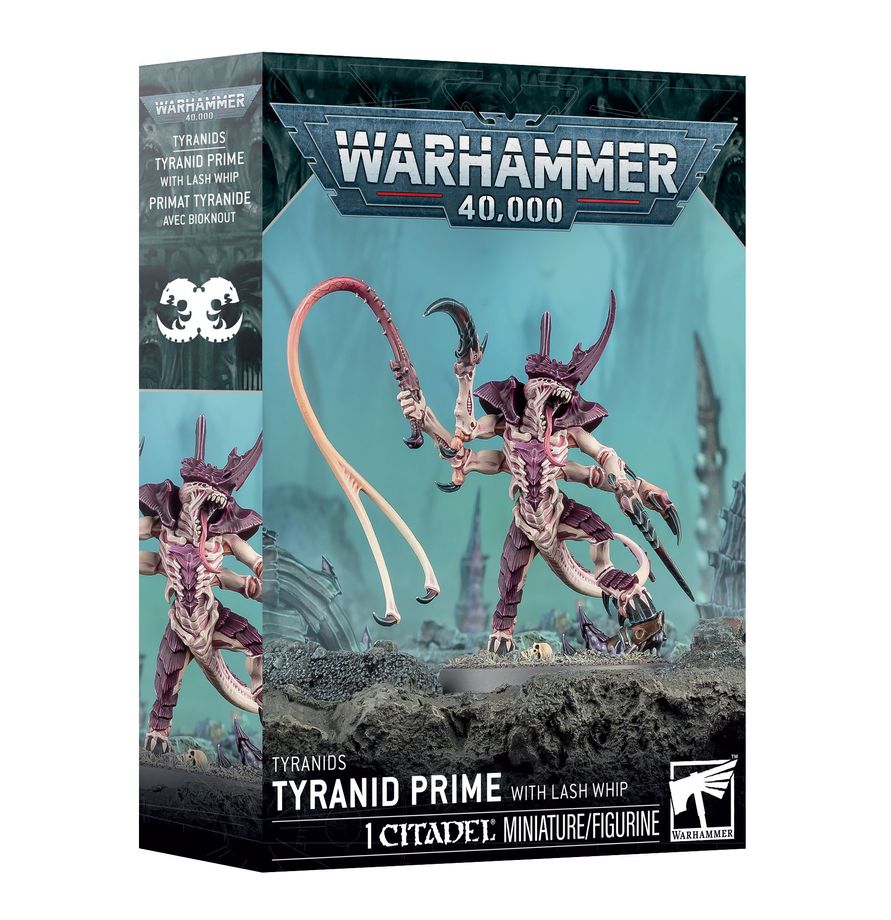 Tyranids: Tyranid Prime with Lash Whip - 泰倫蟲族：裝備抽擊鞭的泰倫王蟲