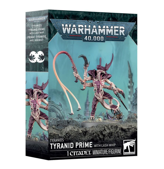 Tyranids: Tyranid Prime with Lash Whip - 泰倫蟲族：裝備抽擊鞭的泰倫王蟲