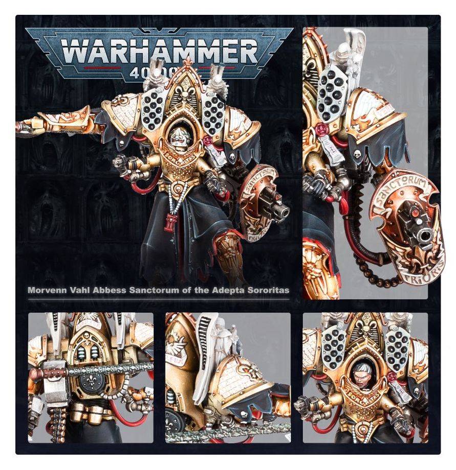Adepta Sororitas: Morvenn Vahl, Abbess Sanctorum of the Adepta Sororitas - 修女會莫爾文.瓦爾