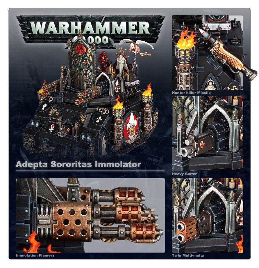 Adepta Sororitas: Immolator - 修女會獻祭者戰車