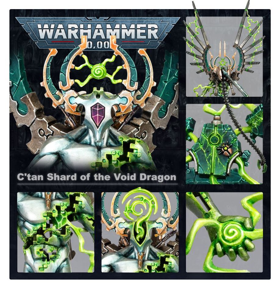 Necrons: C'tan Shard of the Void Dragon - 太空死靈虛空之龍星神碎片