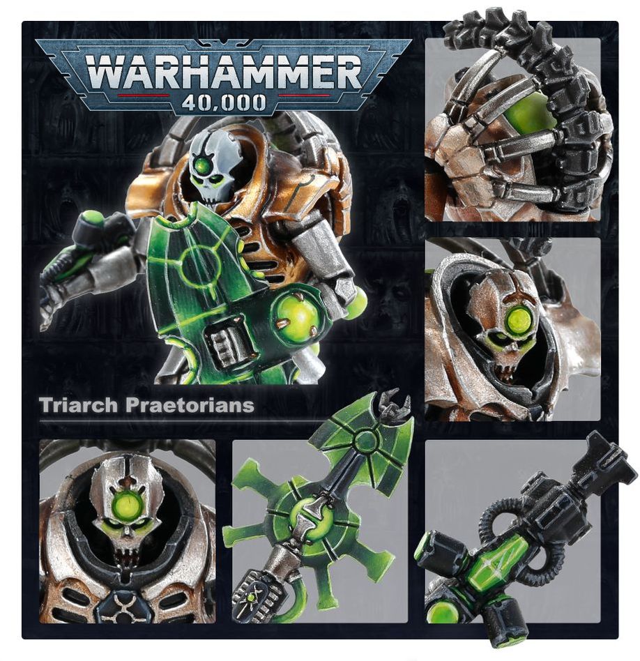 Necrons: Triarch Praetorians - 太空死靈三聖禁衛
