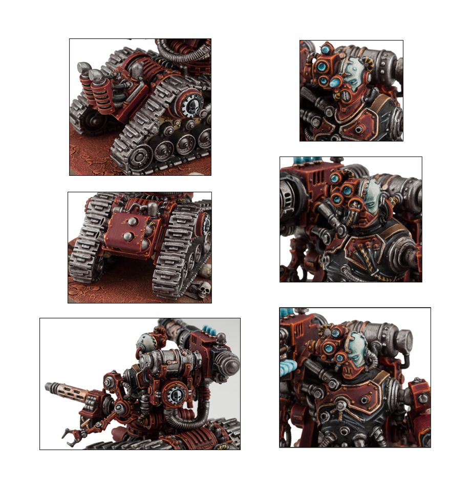Adeptus Mechanicus: Kataphron Battle Servitors - 機械神教武裝戰鬥奴工