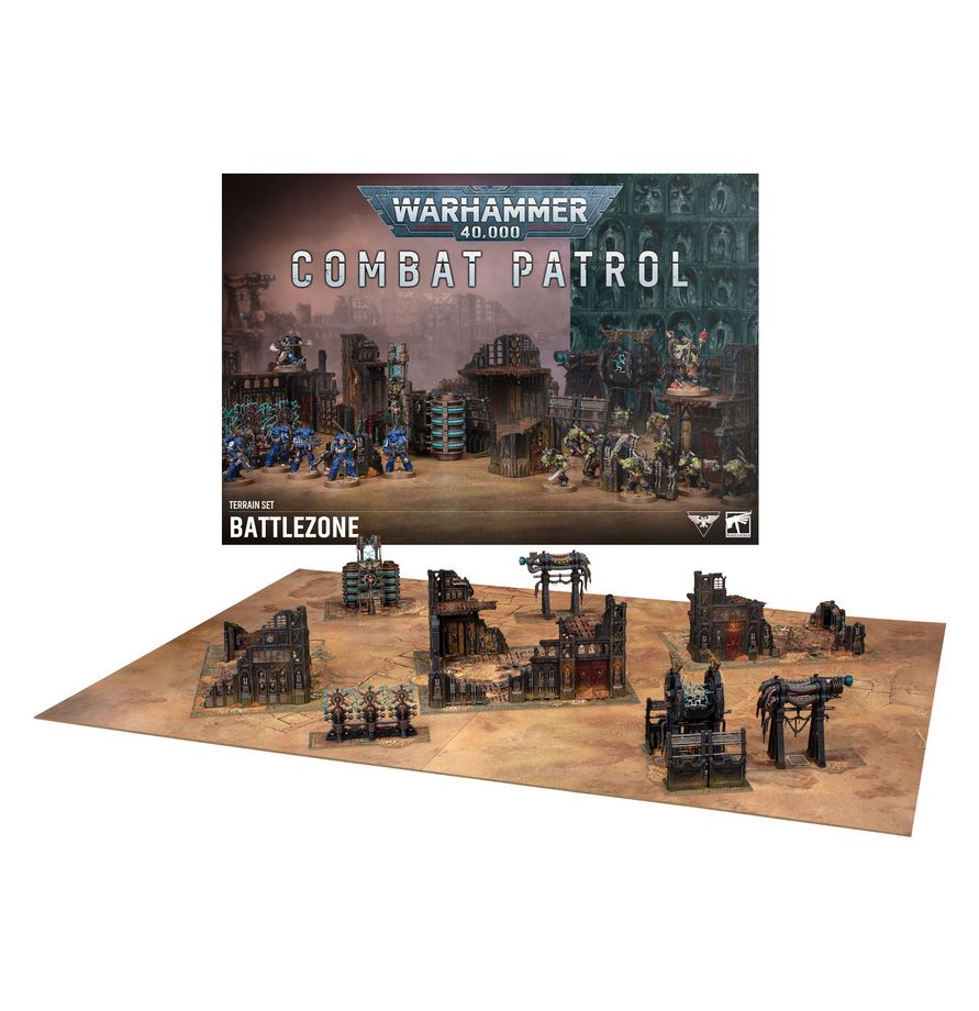 Combat Patrol Terrain Set Battlezone - 戰鬥巡邏隊：戰區 (未塗裝)