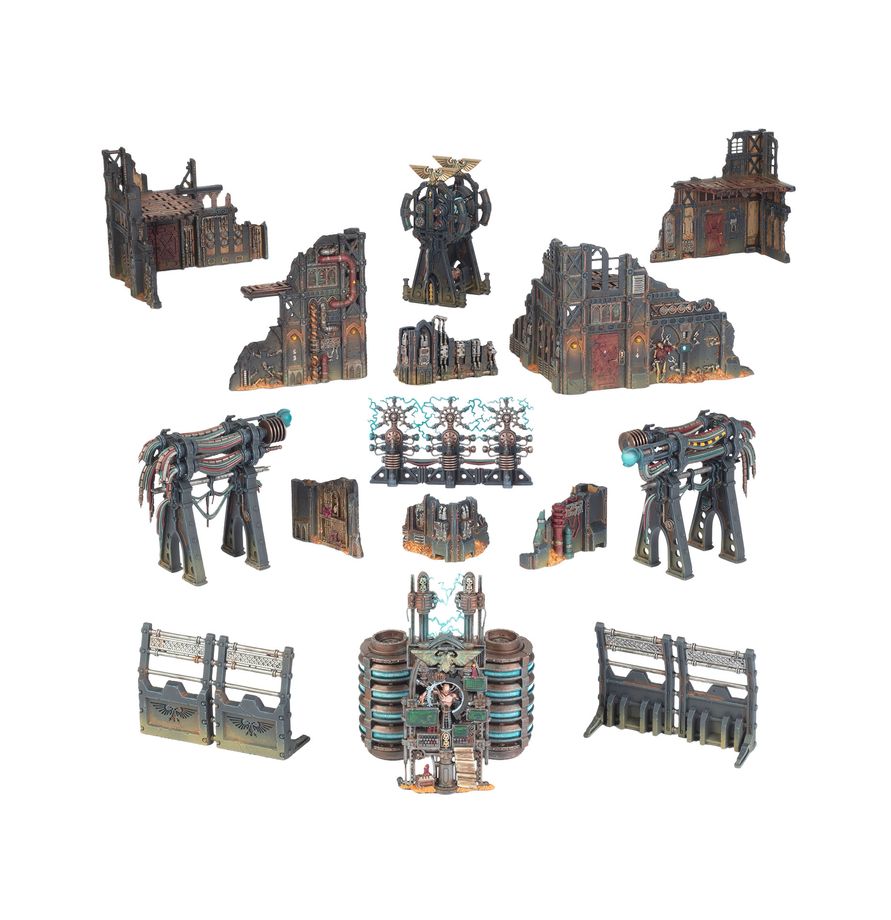 Combat Patrol Terrain Set Battlezone - 戰鬥巡邏隊：戰區 (未塗裝)