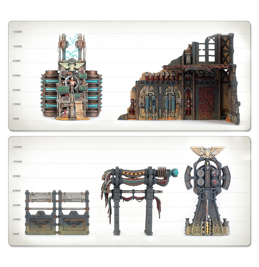 Combat Patrol Terrain Set Battlezone - 戰鬥巡邏隊：戰區 (未塗裝)