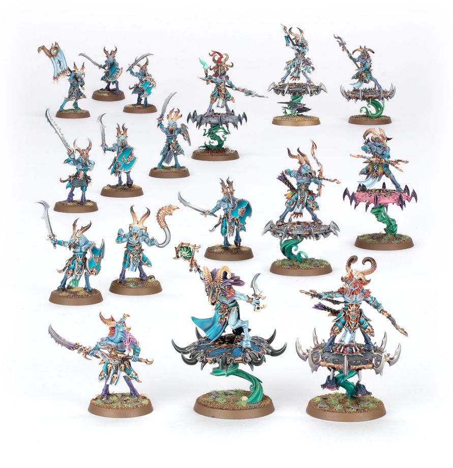 Disciples of Tzeentch: Spearhead - Tzaangor Warflock - 先鋒軍：奸角獸戰群