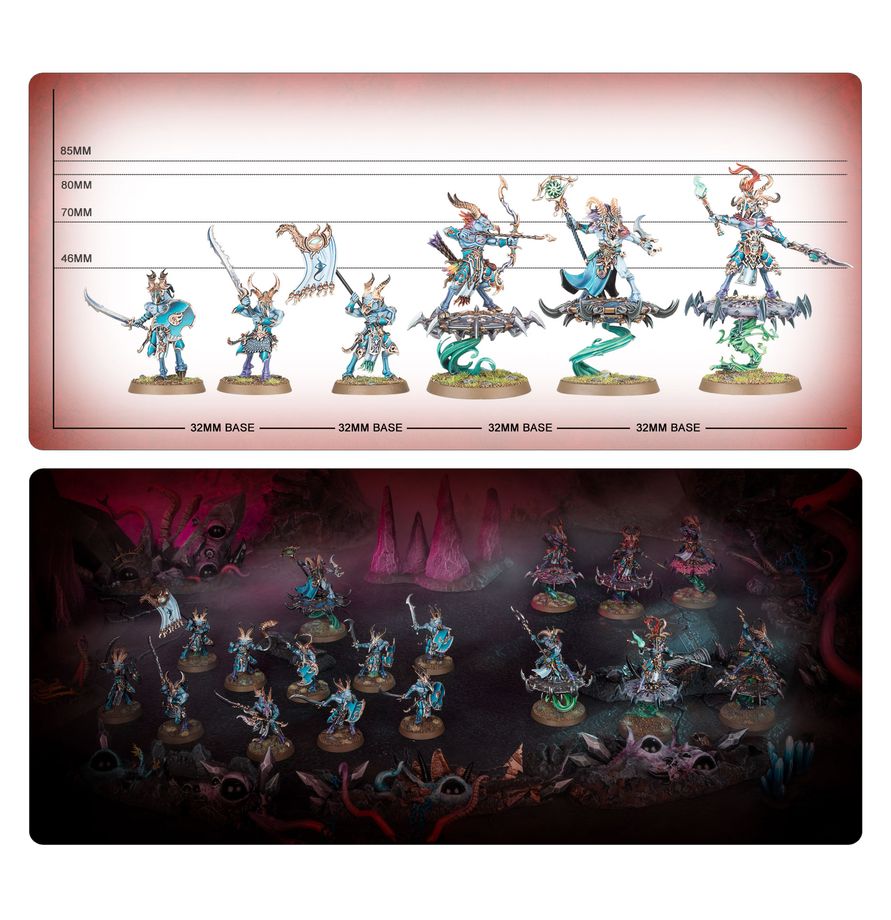 Disciples of Tzeentch: Spearhead - Tzaangor Warflock - 先鋒軍：奸角獸戰群