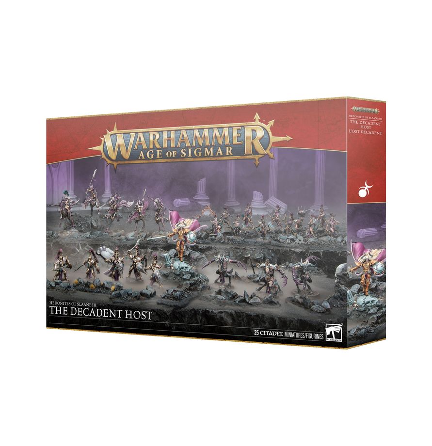 Hedonites of Slaanesh: Battleforce - The Decadent Host - 色孽慾魔：墮落大軍