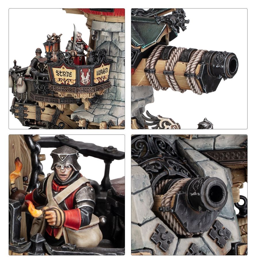 Cities of Sigmar: Cannonade Cogfort / Conqueror Cogfort - 西格瑪之城：轟擊者齒輪堡壘
