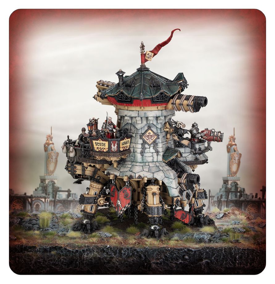 Cities of Sigmar: Cannonade Cogfort / Conqueror Cogfort - 西格瑪之城：轟擊者齒輪堡壘