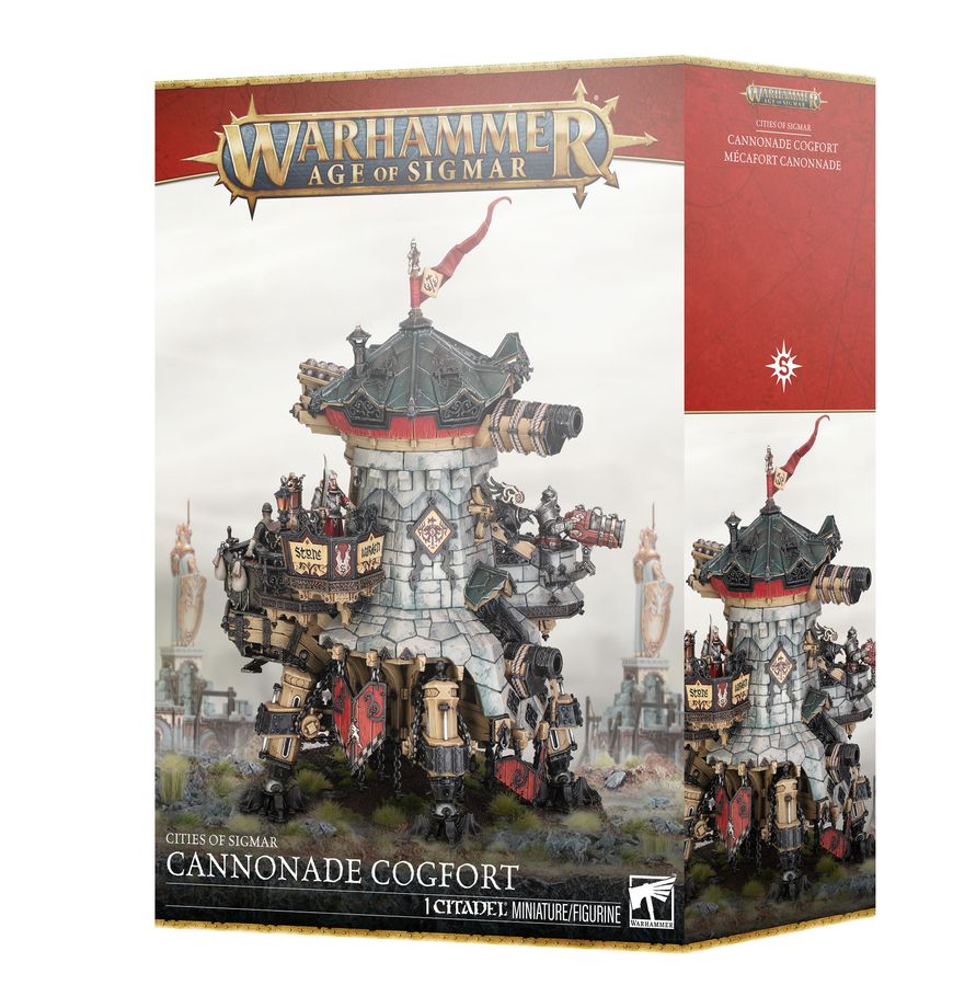 Cities of Sigmar: Cannonade Cogfort / Conqueror Cogfort - 西格瑪之城：轟擊者齒輪堡壘
