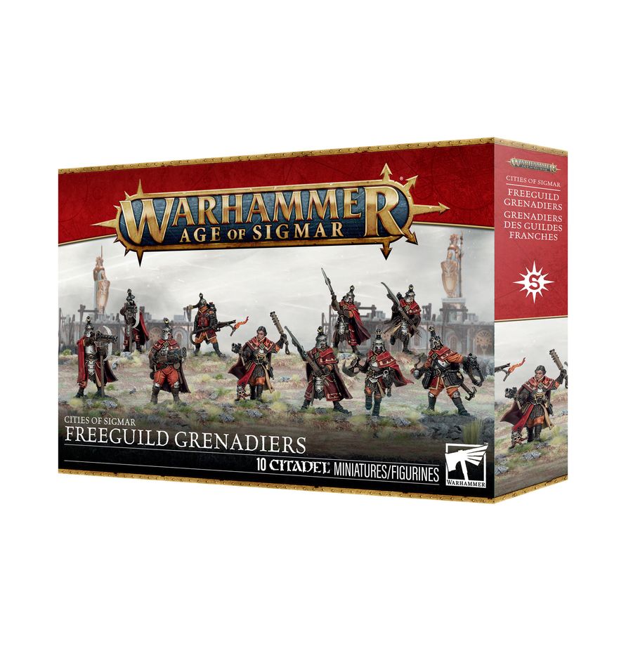 Cities of Sigmar: Freeguild Grenadiers - 西格瑪之城：自由兵團擲彈兵