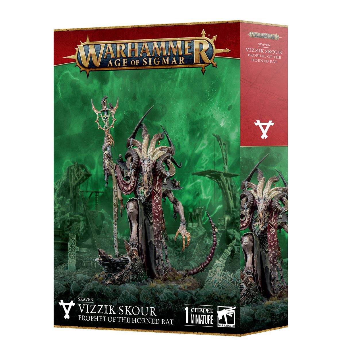 Skaven: Vizzik Skour, Prophet of the Horned Rat - 斯卡文鼠人：維茲克斯考爾，大角鼠先知