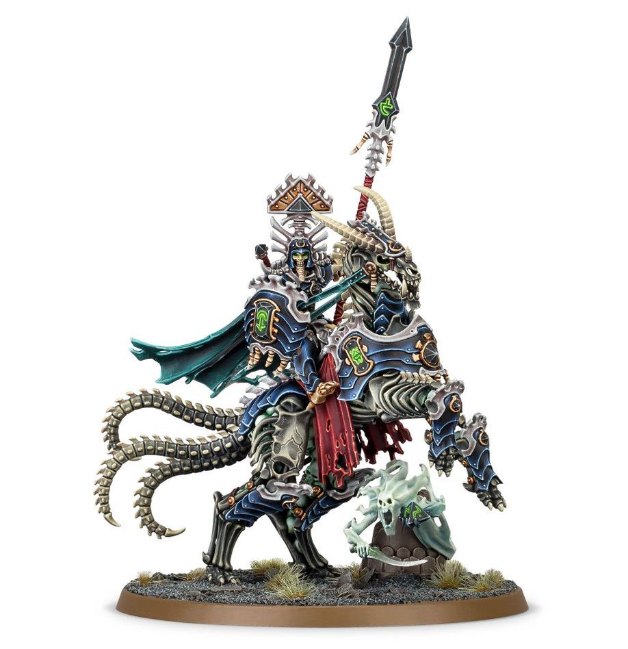 Ossiarch Bonereapers: Arch-Kavalos Zandtos - 殮骨骸軍骨騎統帥贊托斯