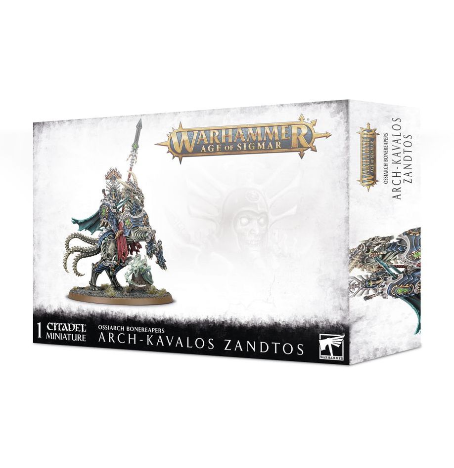Ossiarch Bonereapers: Arch-Kavalos Zandtos - 殮骨骸軍骨騎統帥贊托斯