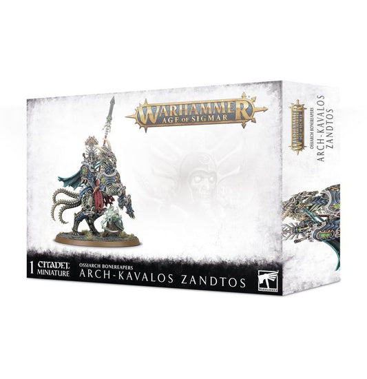 Ossiarch Bonereapers: Arch-Kavalos Zandtos - 殮骨骸軍骨騎統帥贊托斯