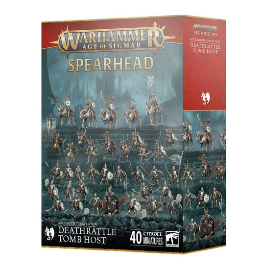 Soulblight Gravelords: Spearhead - Deathrattle Tomb Host - 先鋒軍：凋魂墓穴領主顫骨墓軍