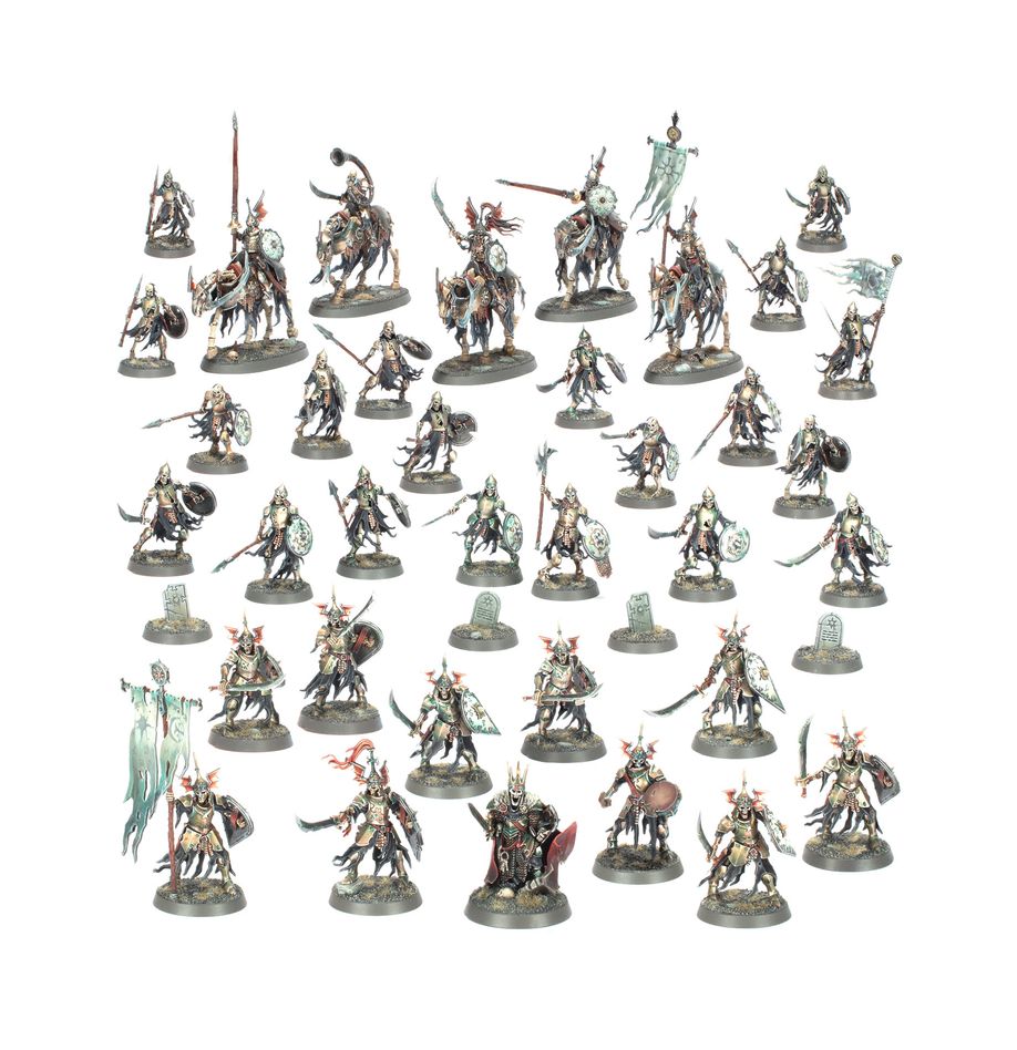 Soulblight Gravelords: Spearhead - Deathrattle Tomb Host - 先鋒軍：凋魂墓穴領主顫骨墓軍