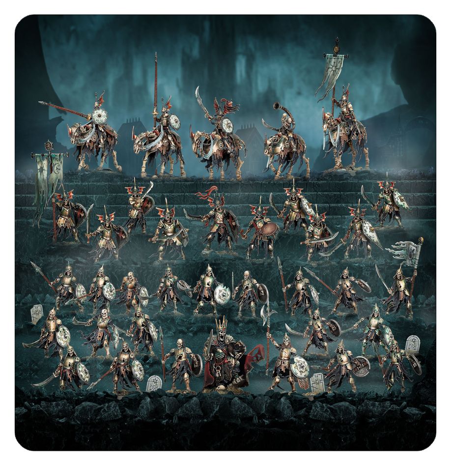Soulblight Gravelords: Spearhead - Deathrattle Tomb Host - 先鋒軍：凋魂墓穴領主顫骨墓軍