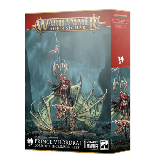 Soulblight Gravelords: Prince Vhordrai, Lord of the Crimson Keep - 凋魂墓穴領主：沃德萊親王