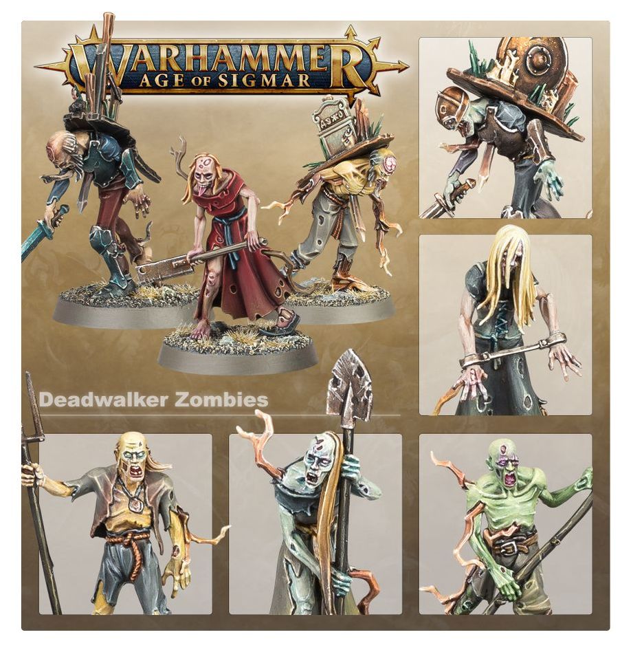 Soulblight Gravelords: Deadwalker Zombies - 魂荒墳主死亡行者殭屍