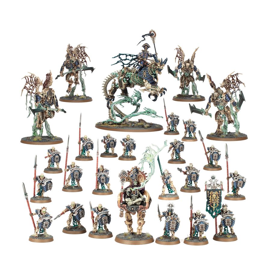 Ossiarch Bonereapers: Battleforce - Null Myriad Phalanx - 殮骨駭軍：滅法骨眾