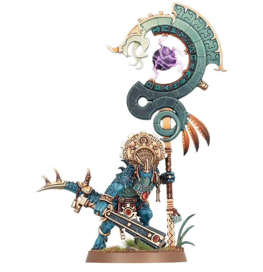 Seraphon: Saurus Astrolith Bearer - 沙維爾星碑手