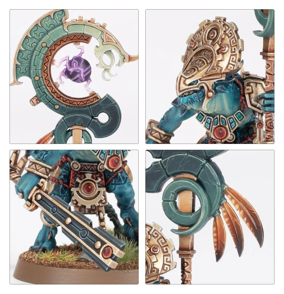 Seraphon: Saurus Astrolith Bearer - 沙維爾星碑手