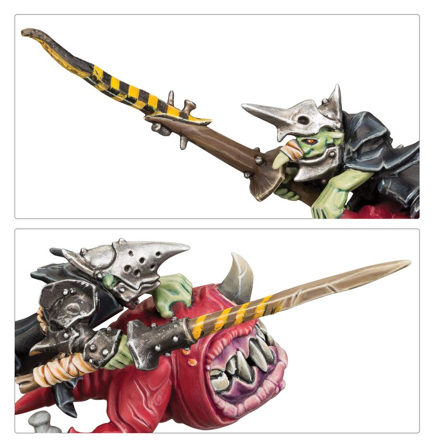 Gloomspite Gitz: Squig Hoppers - 幽暗惡徒球菌騎兵