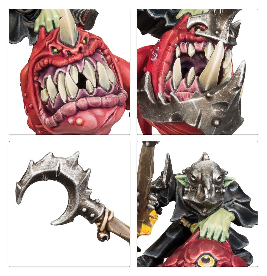 Gloomspite Gitz: Squig Hoppers - 幽暗惡徒球菌騎兵