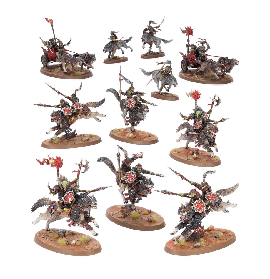 Gloomspite Gitz: Spearhead - Snarlpack Huntaz - 先鋒軍：暗怨地精齜牙獸獵群