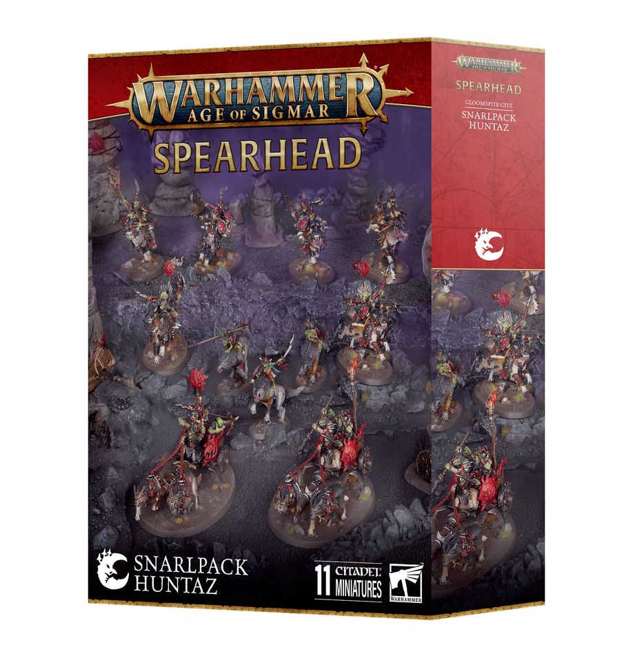 Gloomspite Gitz: Spearhead - Snarlpack Huntaz - 先鋒軍：暗怨地精齜牙獸獵群